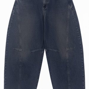 Jeans Baggy Destroyed Azul Oxidado