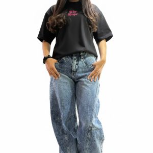 Jeans Baggy Destroyed Azul Stone